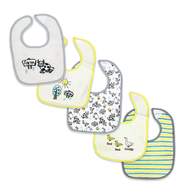 Rose Textiles Farm Themed Bibs - 5 Pack