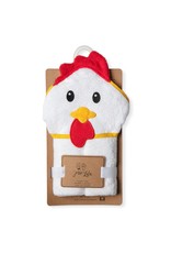Rose Textiles Red Rooster Hooded Towel