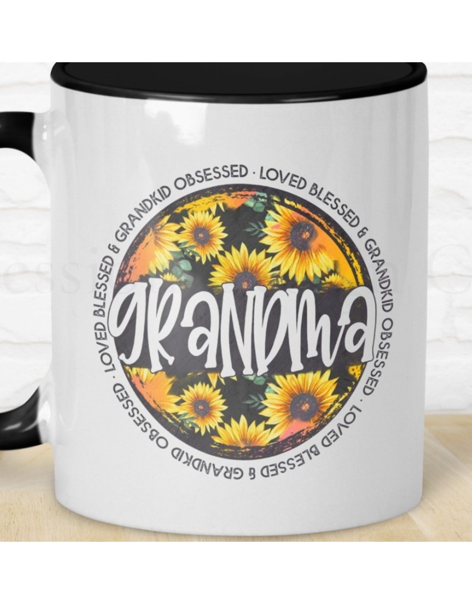 Expression Design Grandma Sunflower Coffee Mug