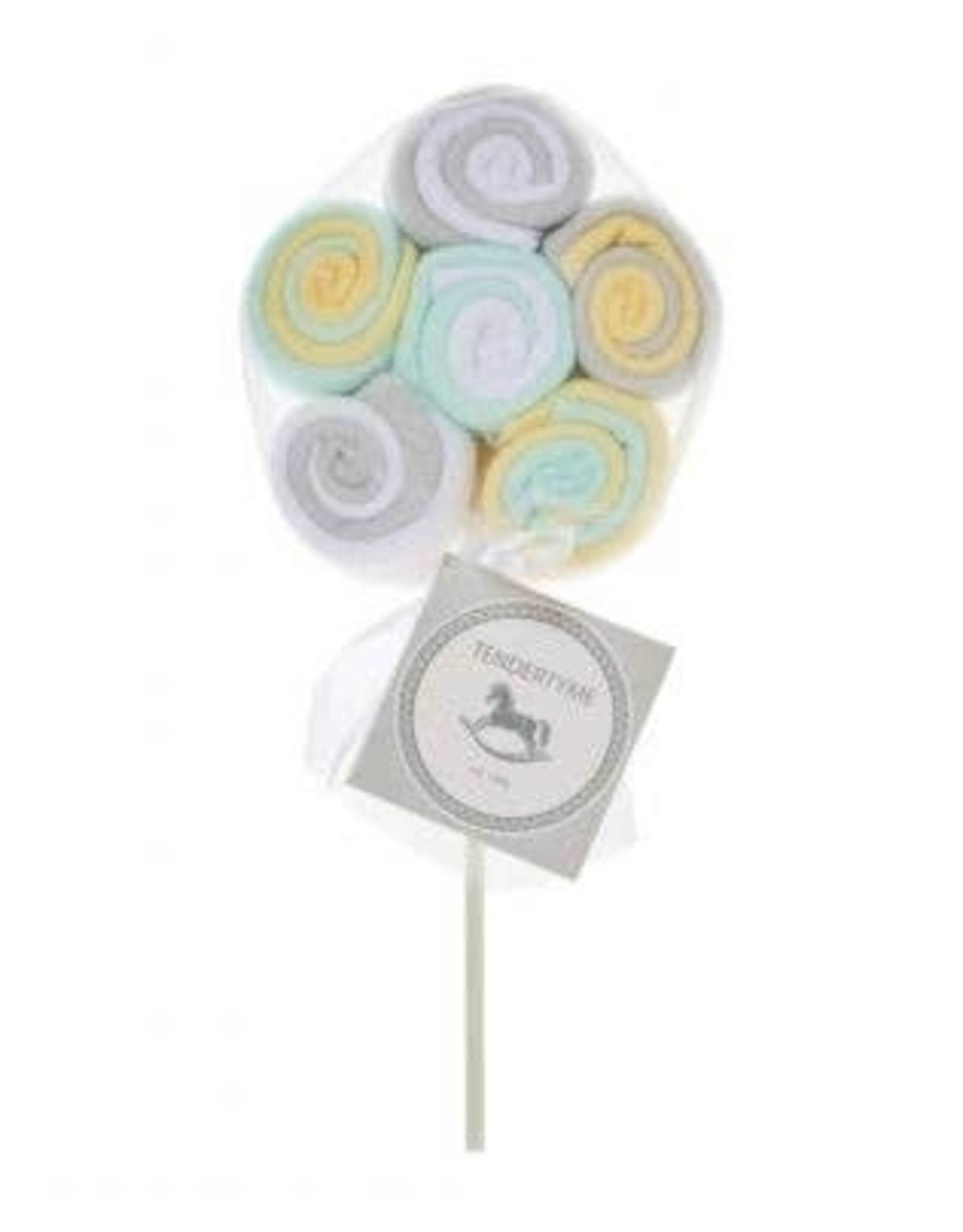 Rose Textiles Lollipop Washcloth 12 Pack