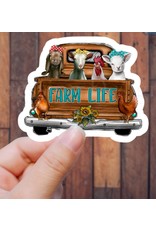 Expression Design Farm Life Truck Vinyl Sticker