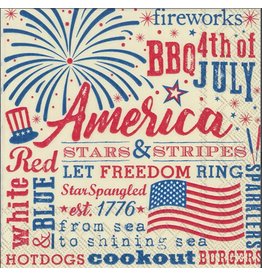 Fourth Of July Cocktail Napkin