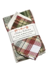 Accent Linens 2 Tea Towels/ 2 Dish Cloth Set