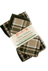 Accent Linens 2 Tea Towels/ 2 Dish Cloth Set