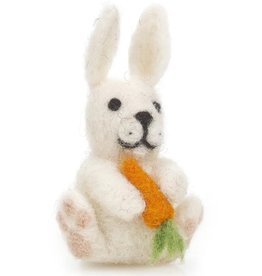 Feltsogood Handmade Felt Bunny With Carrot