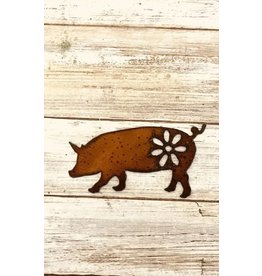 Universal IronWorks Pig Garden Friend Magnet
