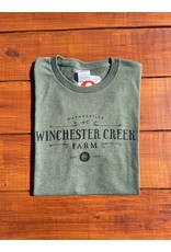 WCF Branded Apparel WCF Logo Custom Heather Green T-Shirt With Black Lettering
