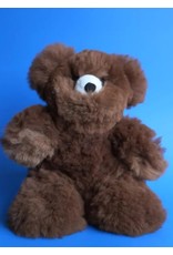Alpaca Teddy Bear Plush Dark Brown
