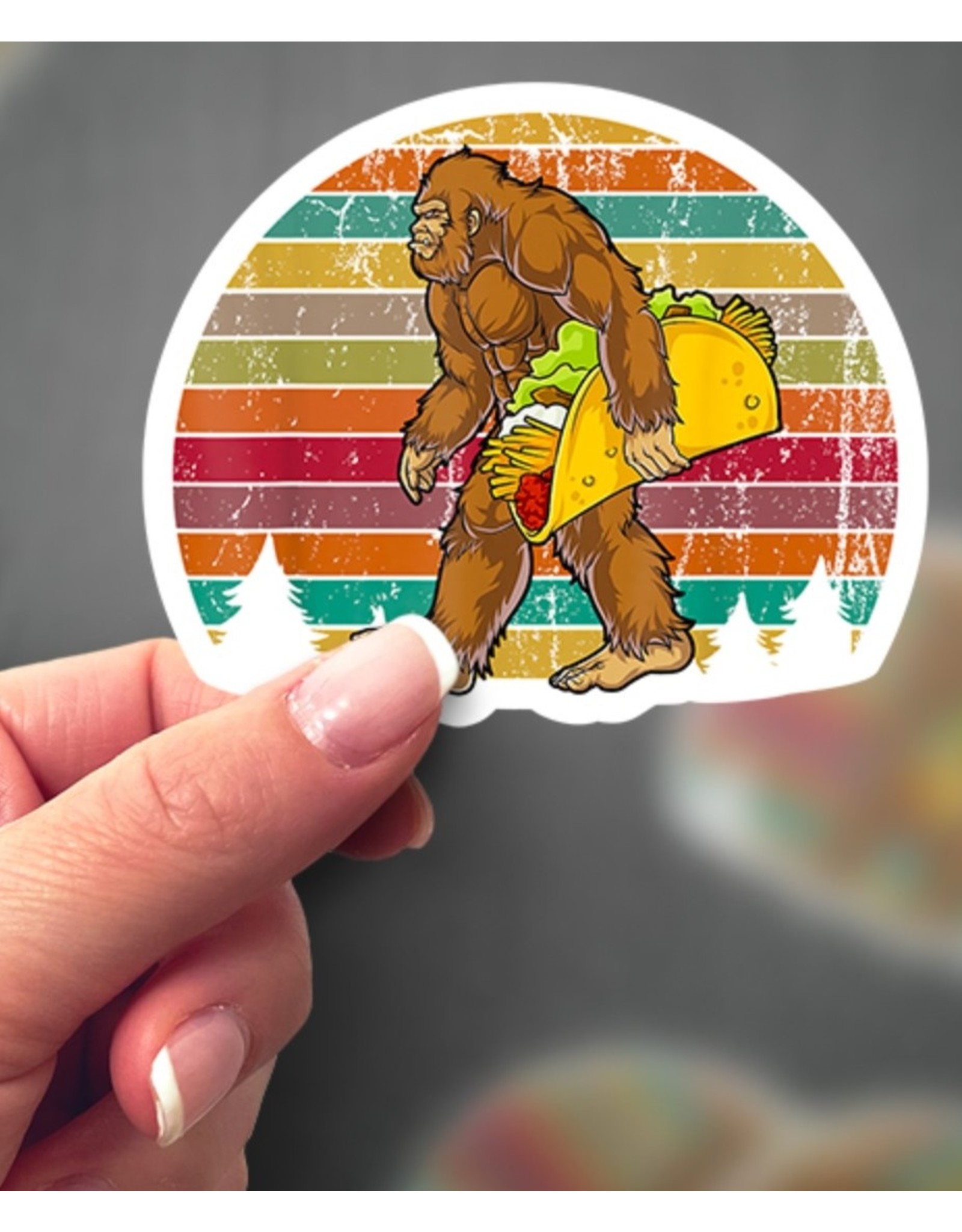 Expression Design Bigfoot Vinyl Sticker