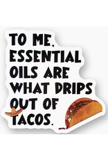 Essential oils Taco Sticker