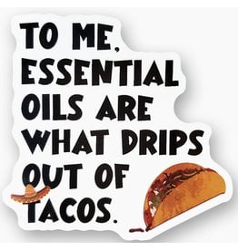 Essential oils Taco Sticker