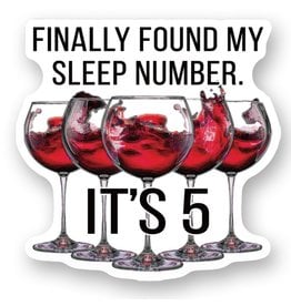 Sleep Number Sticker