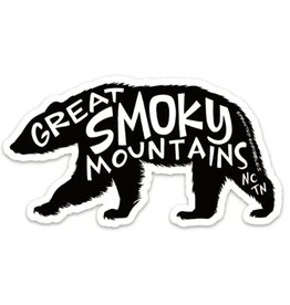 Sprouted Scribbles Great Smoky Mountains Bear Sticker