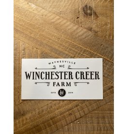 WCF Branded Stickers Winchester Creek Farm Sticker