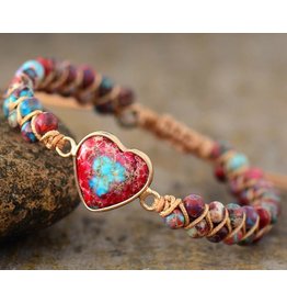 Passion Heart Friendship Bracelet