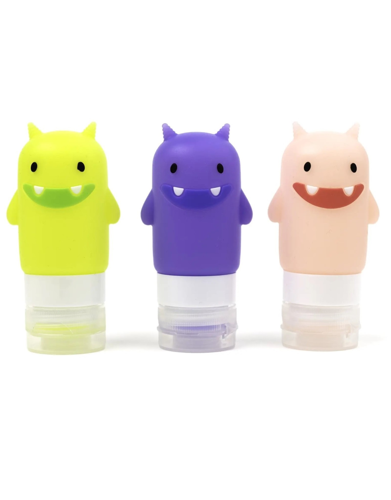 YumBox Funny Monsters 3pc Squeeze Bottle Set