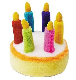 Pet Palette 5.5” Birthday Cake Pet Toy