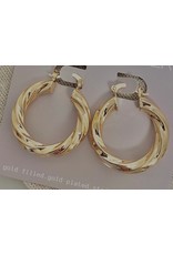Amady Jewelry Gold 18k Chunky Hoop Earrings