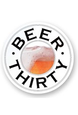 Beer Thirty Vinyl Sticker