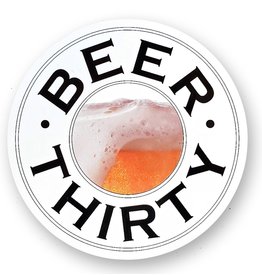 Tipsy Beer Thirty Vinyl Sticker