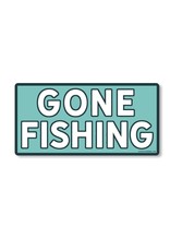 Good southerner Gone Fishing Sticker