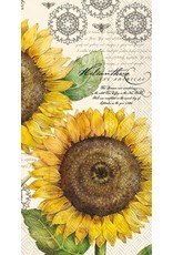Paper Guest Towel Napkins Botanical Sunflower Crea