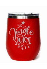 12 Ounce Jingle Juice Christmas Tumbler -  Red