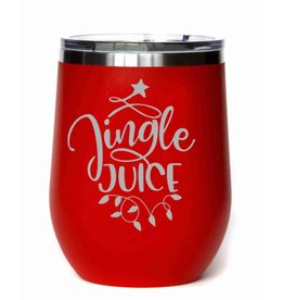 12 Ounce Driftless Studio Jingle Juice Christmas Mug - Red