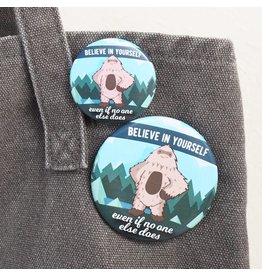 Sentinal Supply Believe in Yourself Sasquatch Pin Buttons  Small - 1.5"