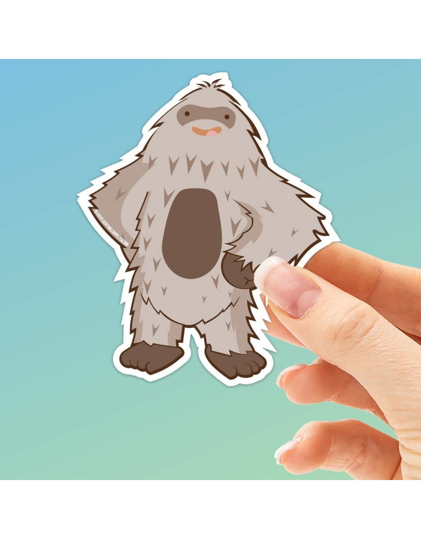 Sentinal Supply Confident Bigfoot Sticker  Small" - 3" Tall
