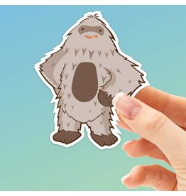 Sentinal Supply Confident Bigfoot Sticker  Medium - 4" Tall