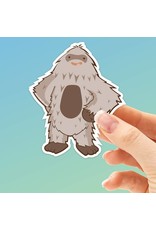 Sentinal Supply Confident Bigfoot Sticker  Large - 5" Tall