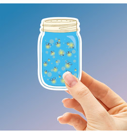 Sentinal Supply Fireflies in a Mason Jar Sticker - Southern Gifts for Summer