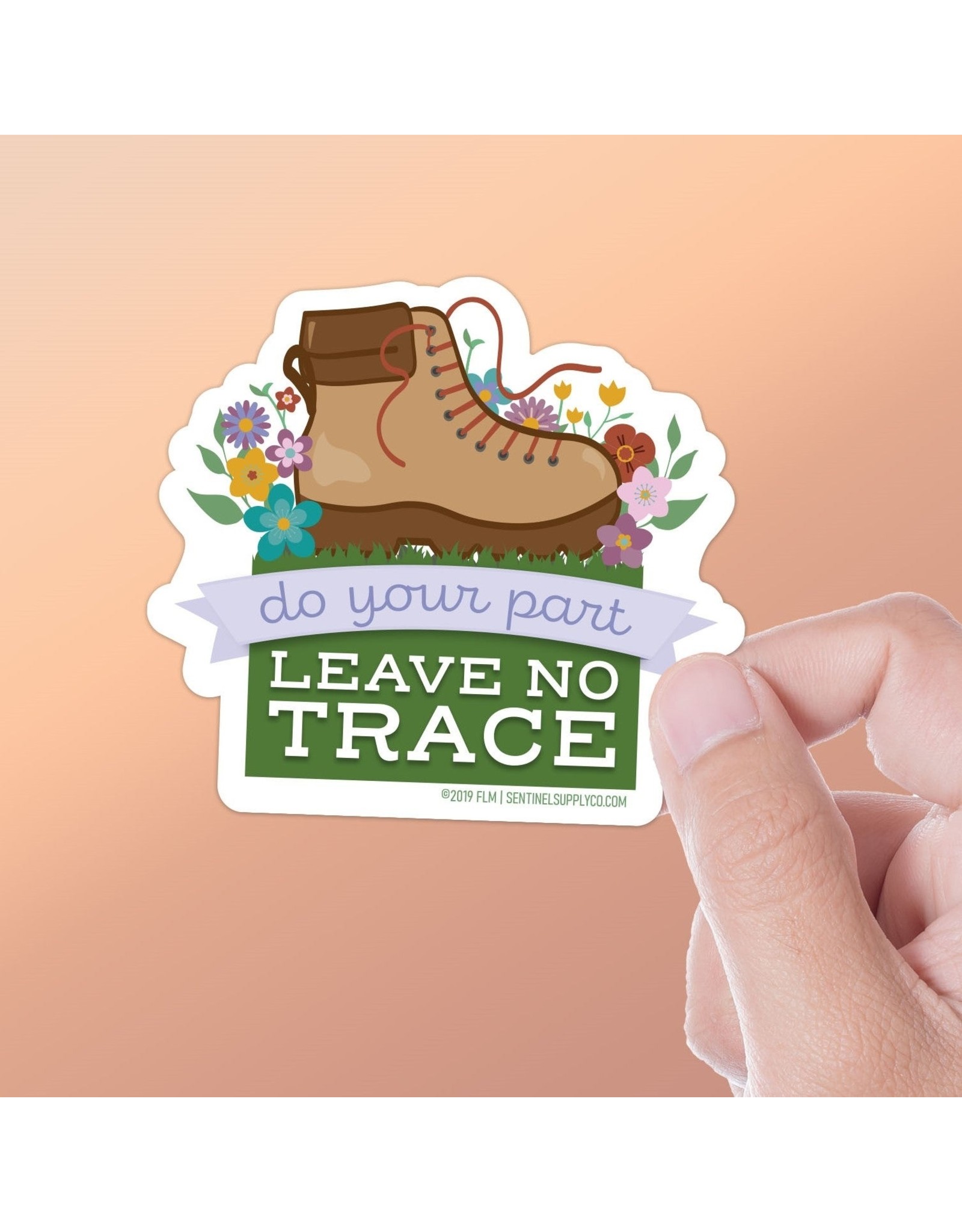 Sentinal Supply Leave No Trace Hiking & Nature Stickers