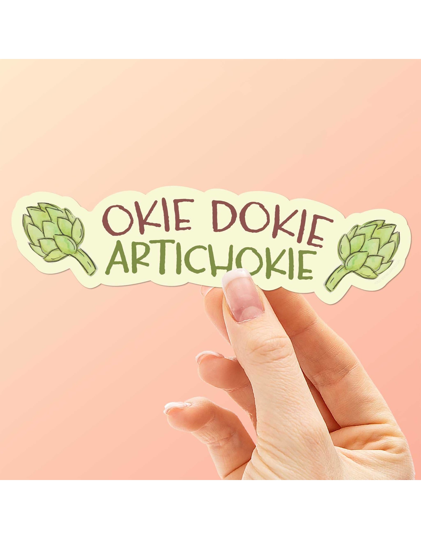 Sentinal Supply Okie Dokie Artichokie Sticker