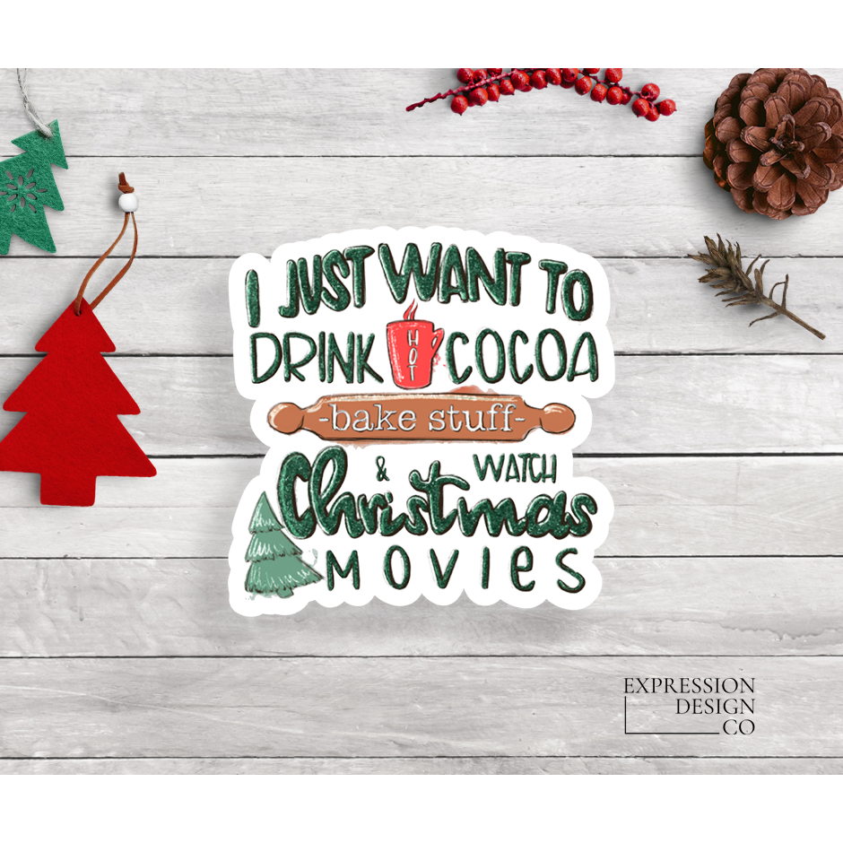 Christmas Vinyl Sticker Winchester Creek Farm Granny’s House at