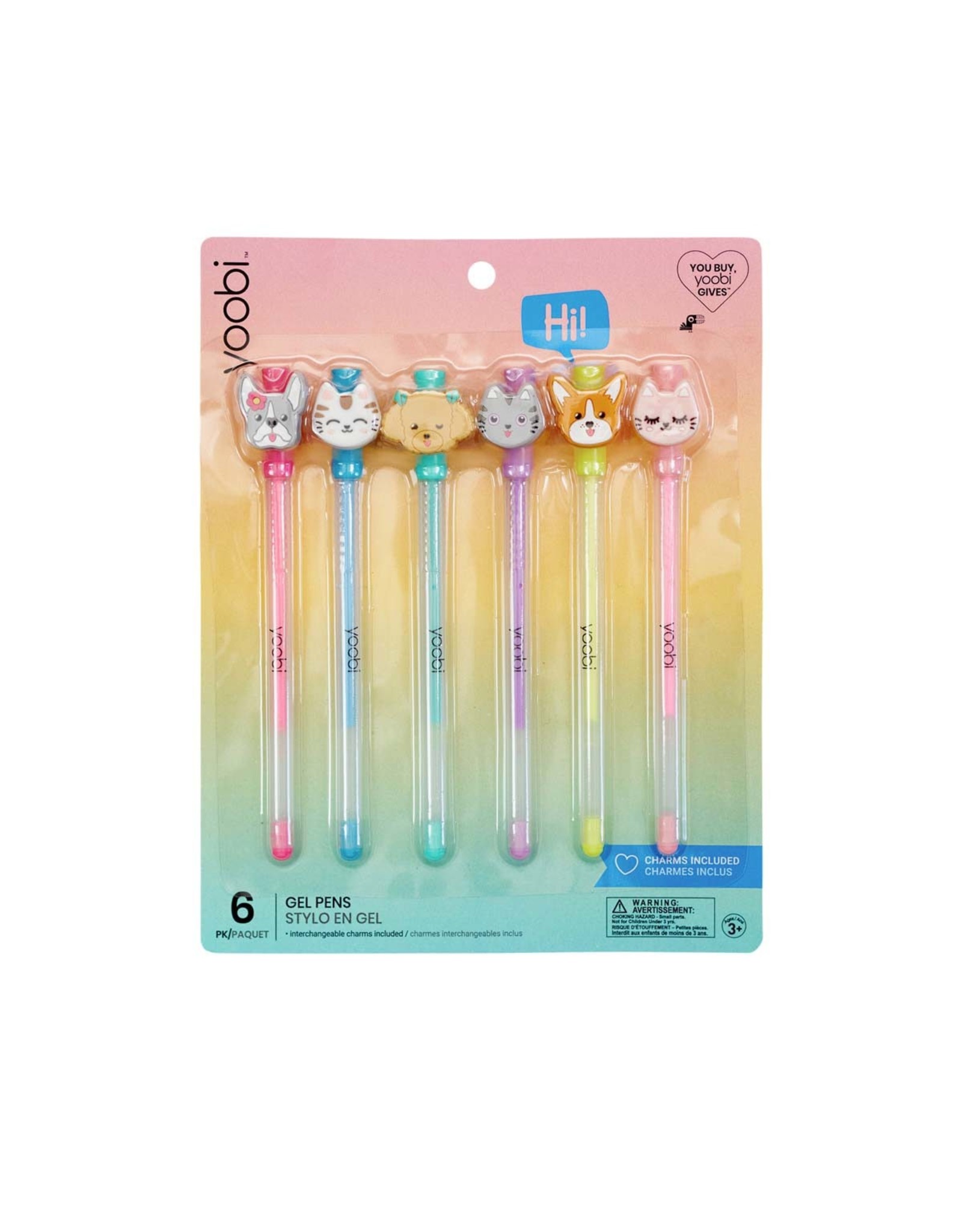 Gel Pen 6pk With Charm - Winchester Creek Farm - Granny's House at  Winchester Creek Farm