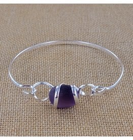 Sadie Green's Jewlery Purple Sea Glass Bracelet