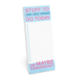 Knock Knock Stuff To Do Today Notepad