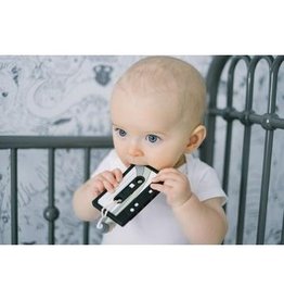 Gummy Chic Cassette Tape Teether - Black