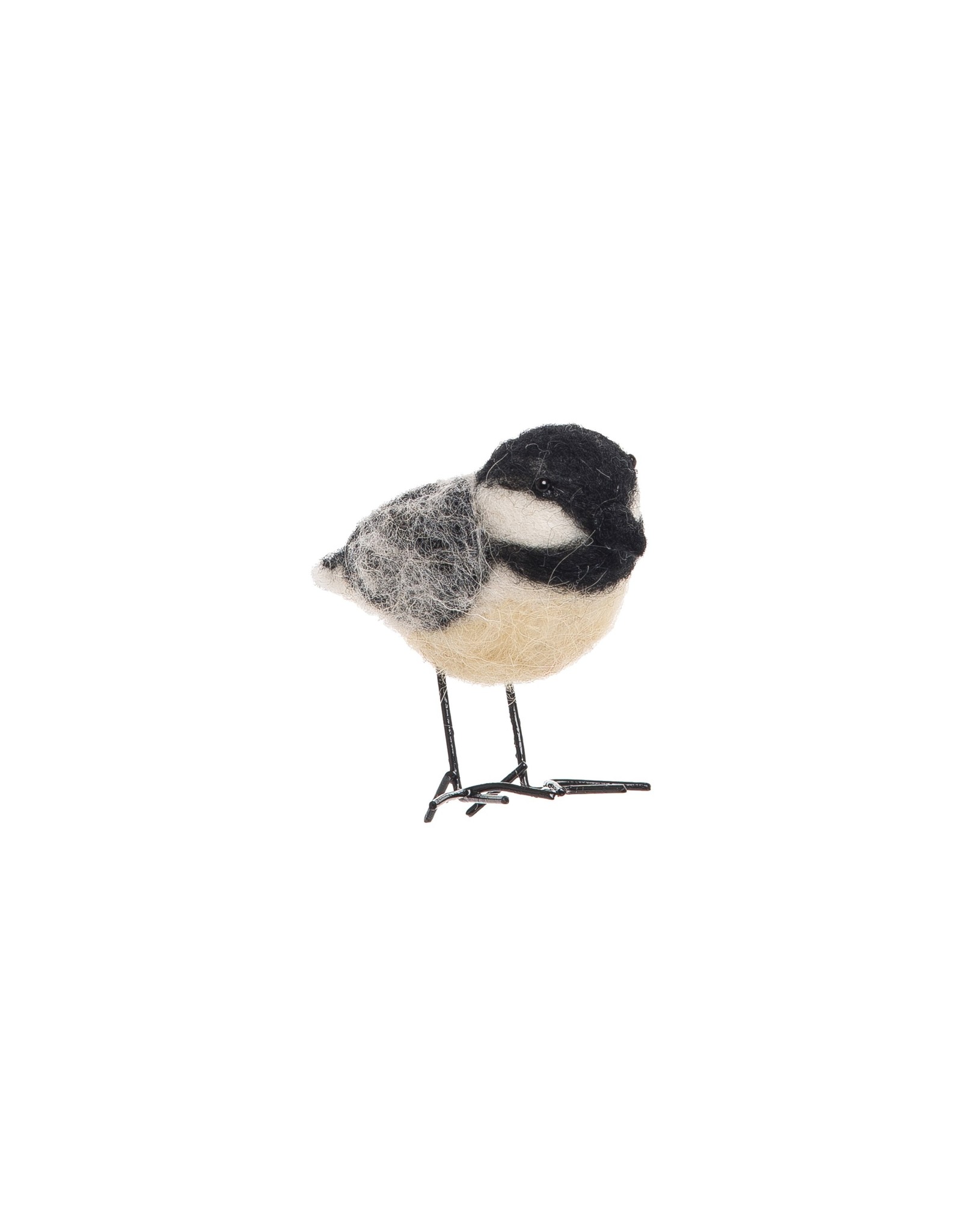 Chickadee Felted Wool Ornament