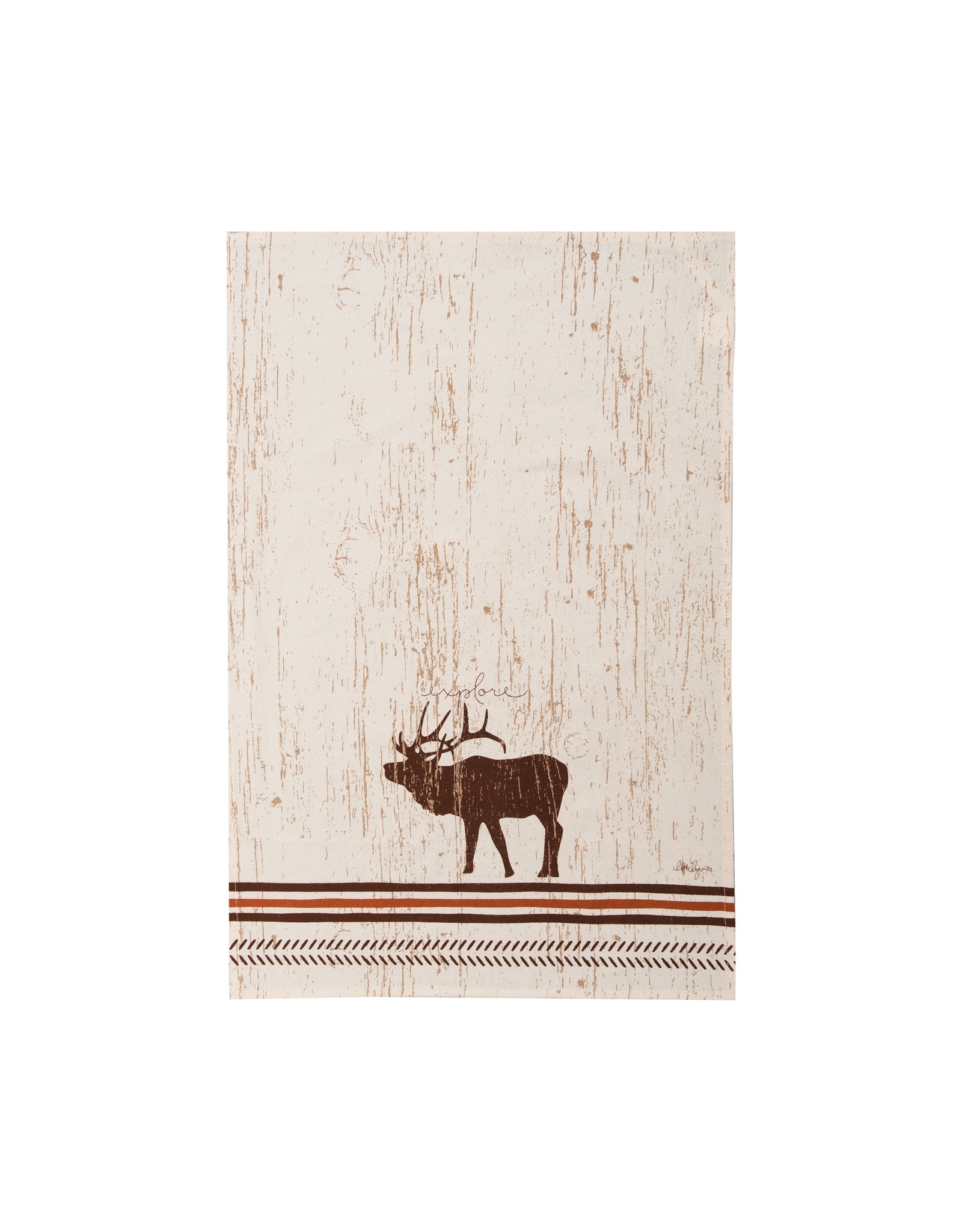 Striped Arrow Elk Kitchen Towel