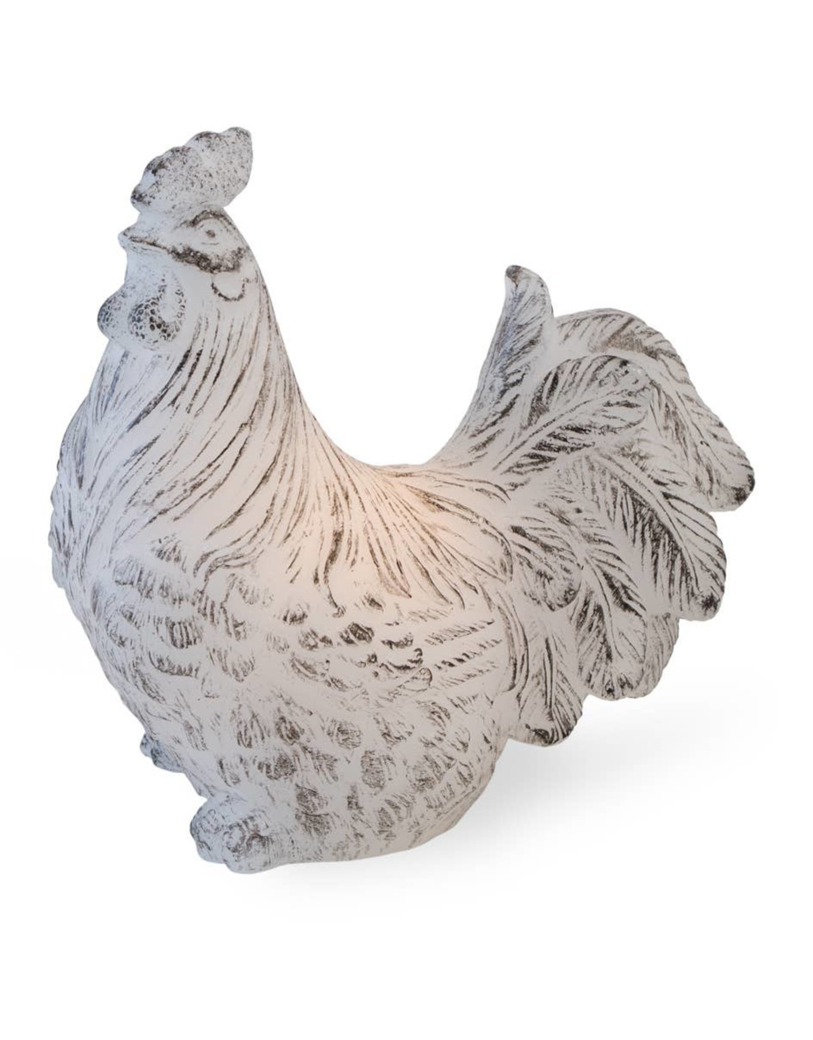 6" Tall Hen Led Candle Home Décor