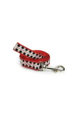 Dog & Me Black & White Plaid Dog Leash  - Small