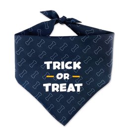 Dog & Me Trick- Treat - Halloween Pet Bandana - Large