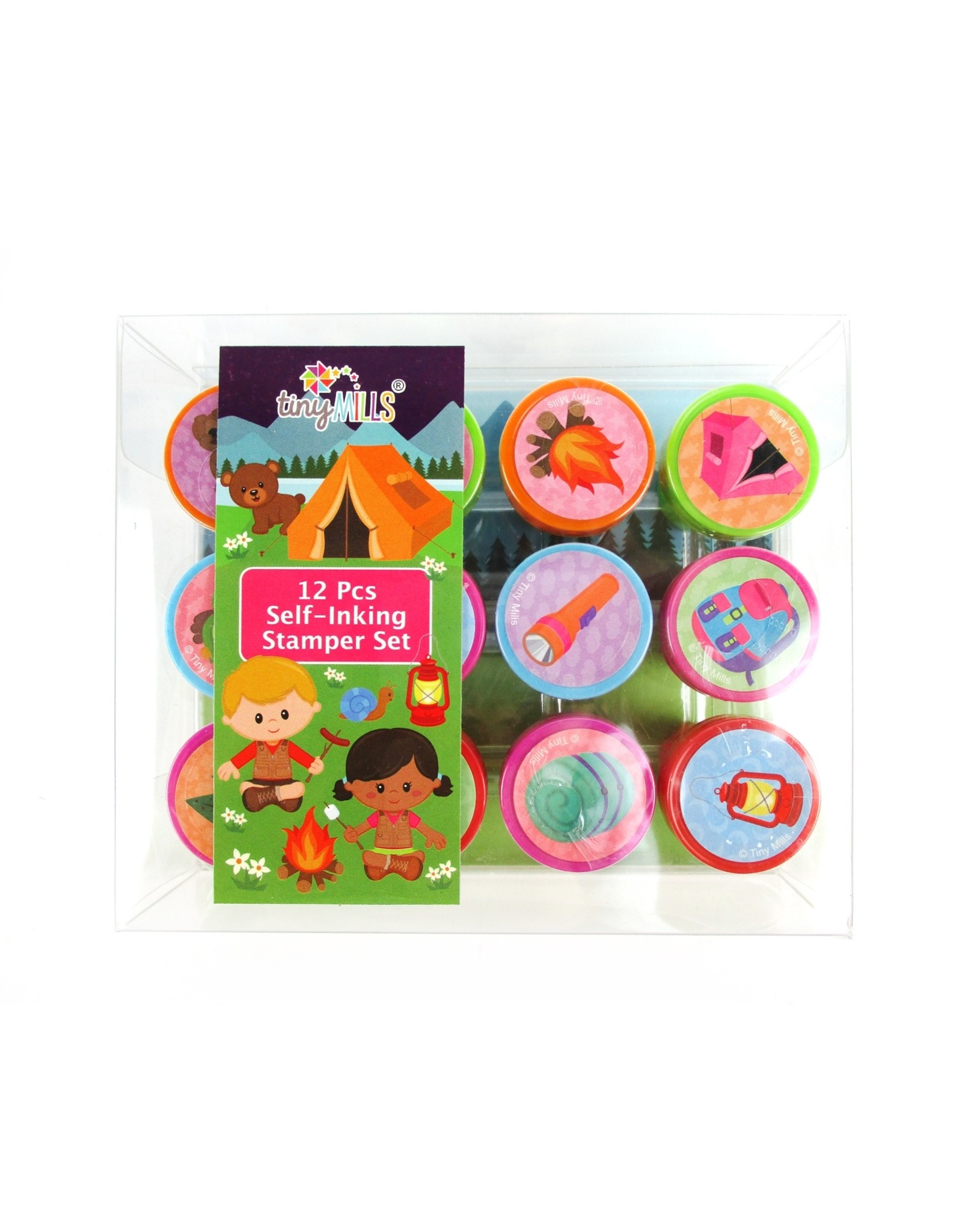 Tiny Mills Camping Stamp Kit for Kids