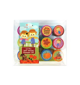 Tiny Mills Fall Harvest Thanksgiving Stamp Kit for Kids