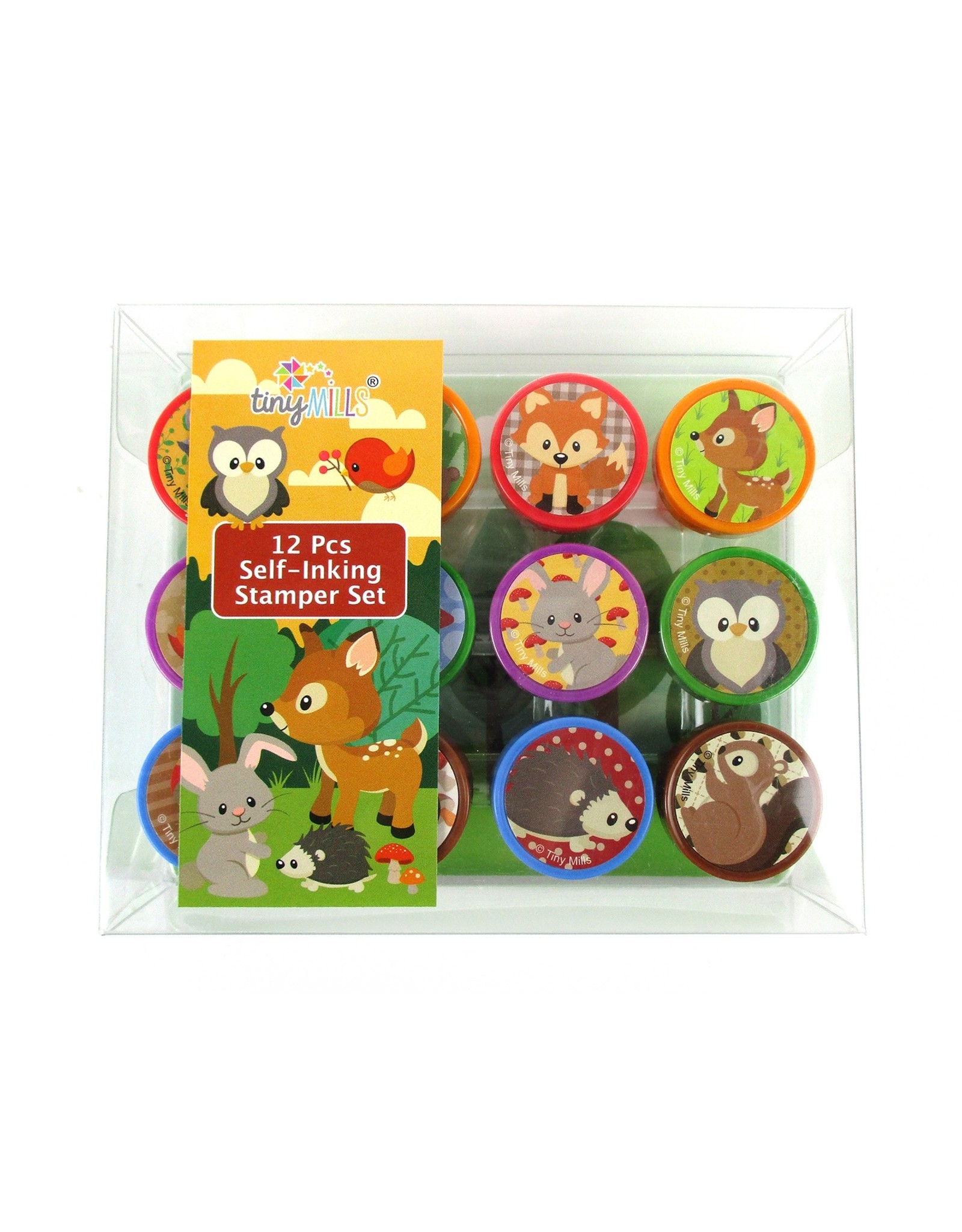 Tiny Mills Woodland Critters Stamp Kit for Kids