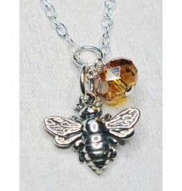 Sosie Jewelry Silver Bumble Bee Necklace