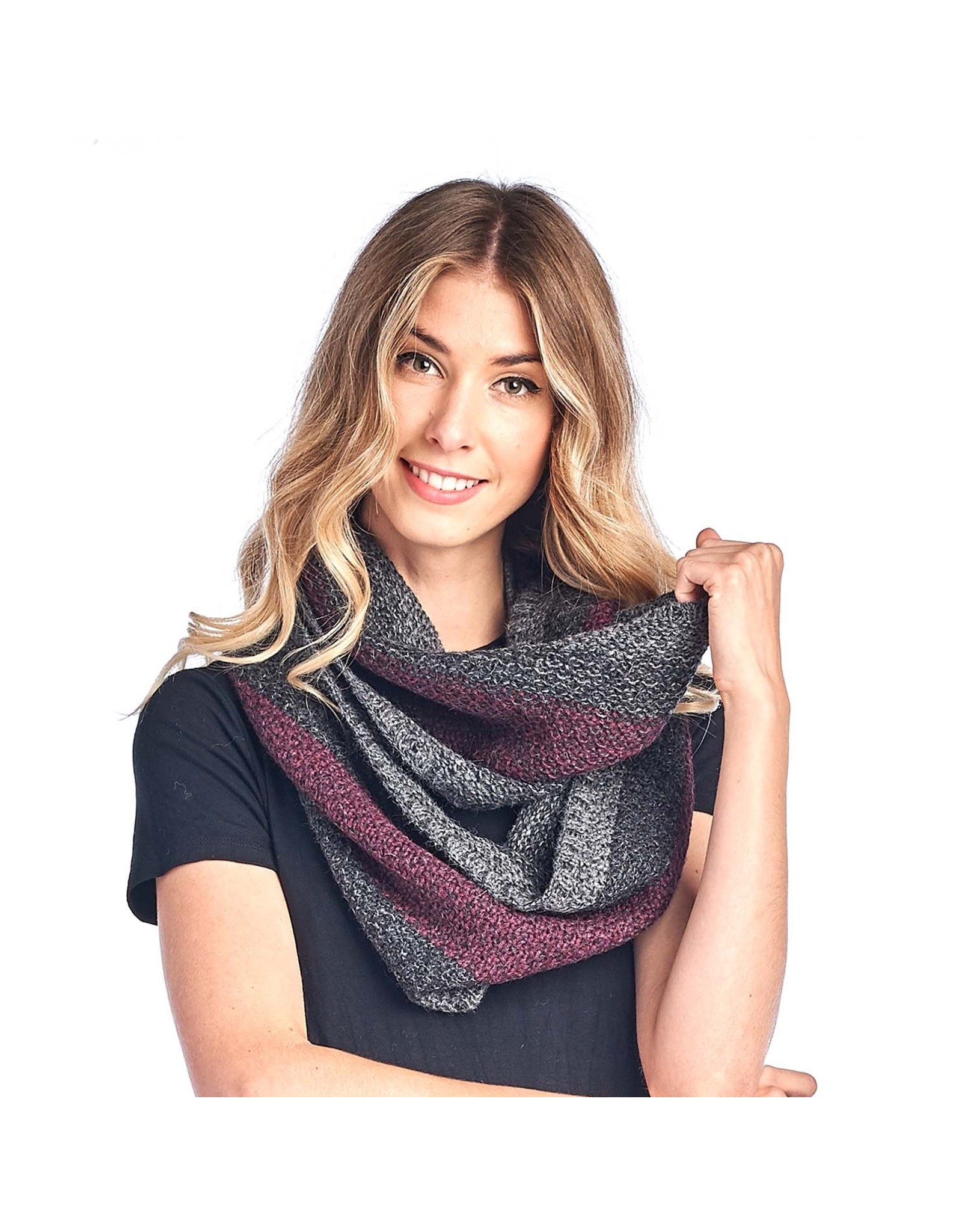 Alpaca Scarf - Carrera - Sangria